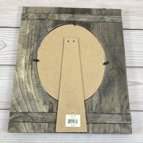 RED SHED Horseshoe Picture Frame 8x10” Wood Barbed Wire Rustic Country Western - Picture 9 of 13